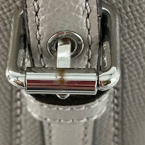 MICHAEL KORS, LARGE GRAY SAFFIANO LEATHER SHOULDER BAG - Picture 8 of 16